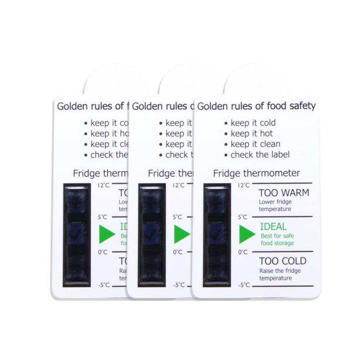 Reusable Suspensible Plastic Fridge Thermometer Card