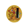 Cute Design Plastic Water Thermometer Duck Card with Glue