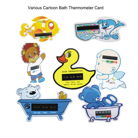 Waterproof Infant Bath Thermometer Card