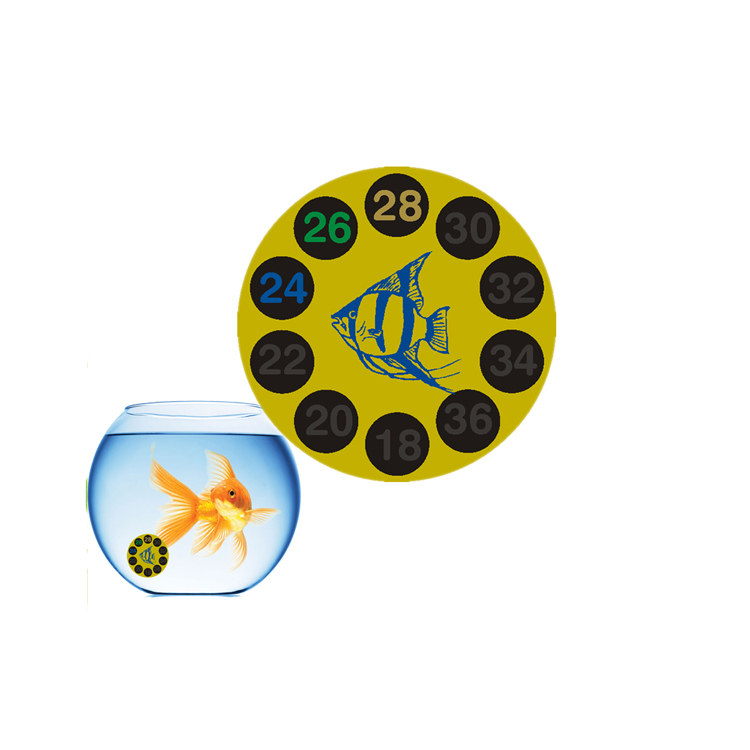 LCD Amphibian Tank Adhesive Temperature Sticker (4)