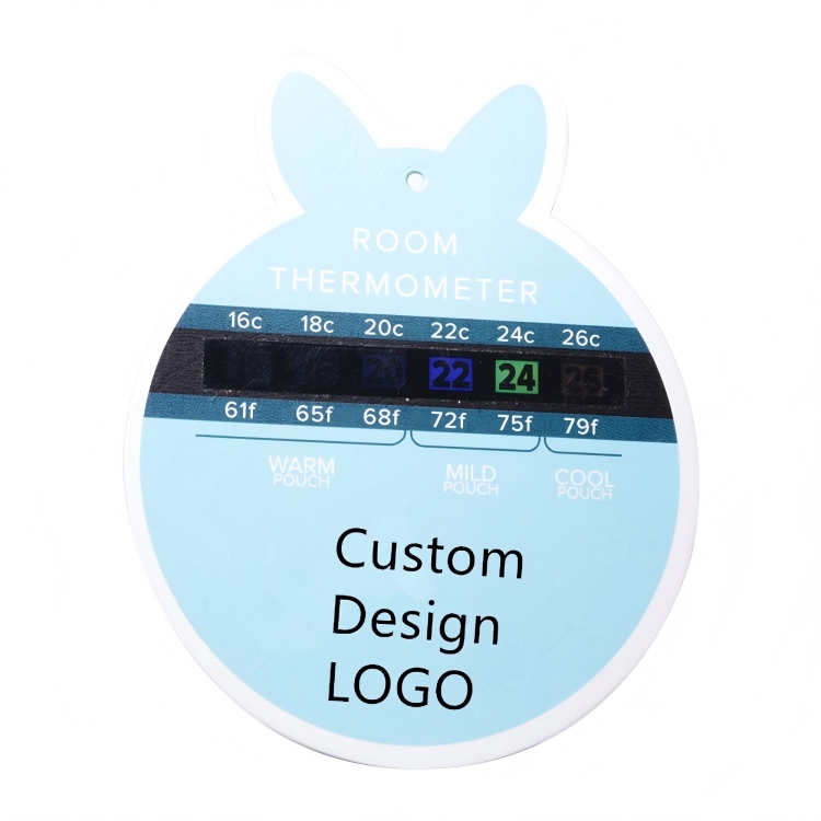 Paper Baby Room Thermometer Card