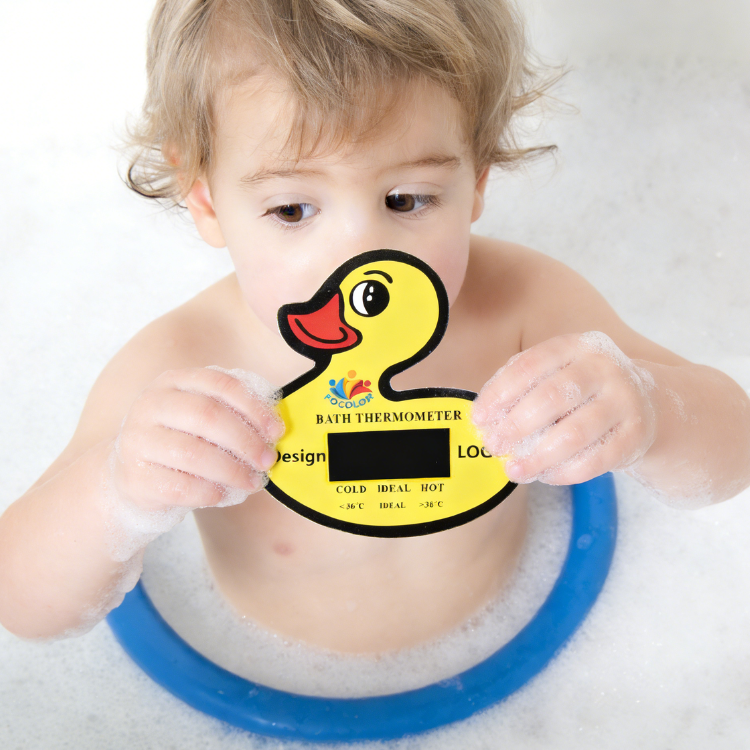 Baby Bath Water Thermometer Card
