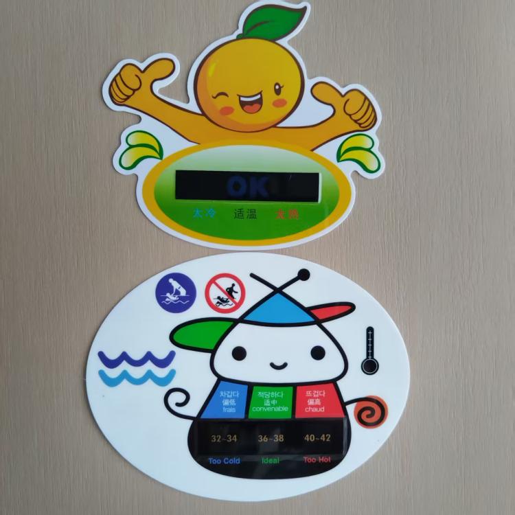 Waterproof Infant Bath Thermometer Card