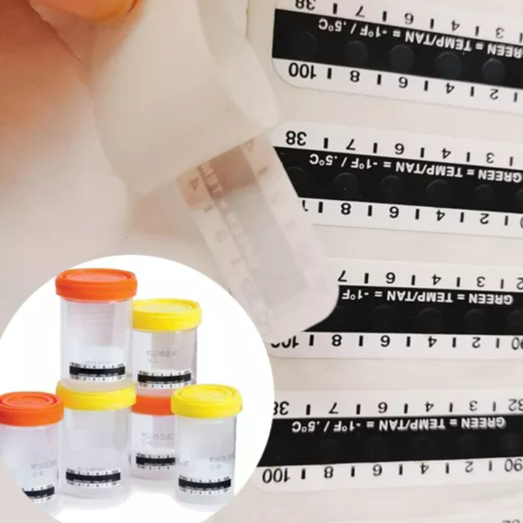Urine Specimen Temperature Test Sticker