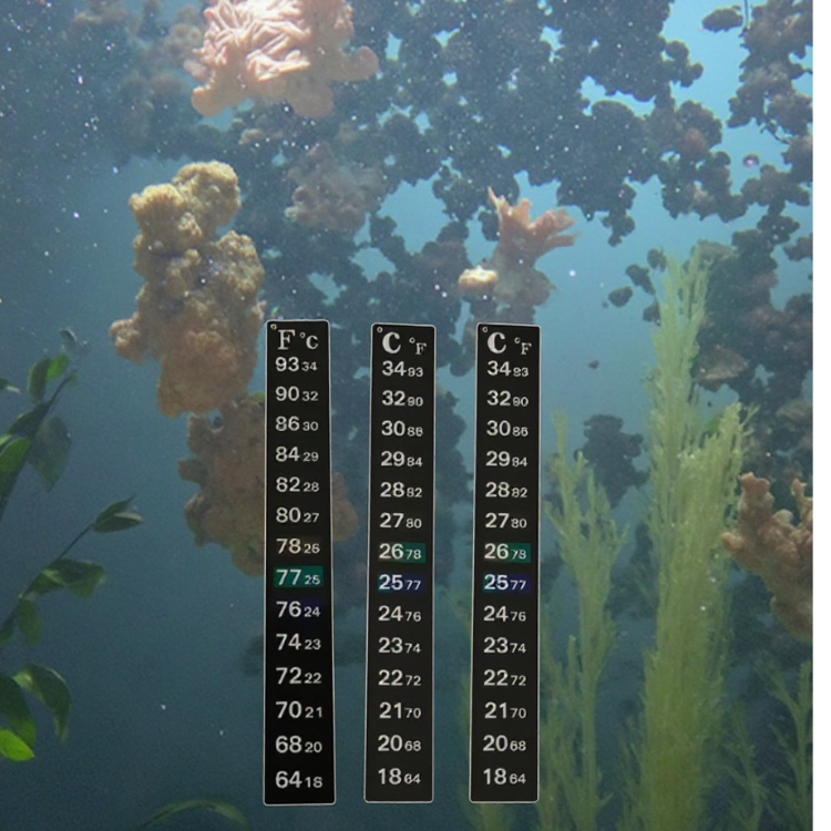 Fish Tank Aquarium Temperature Self-adhesive Sticker (1)