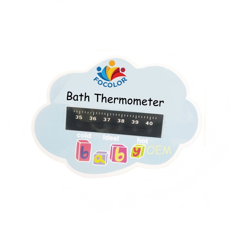 Flexible Reusable Cartoon Thermometer Card for Baby Bath