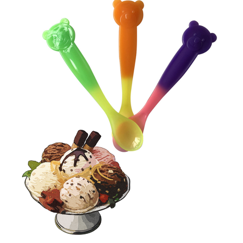 Reusable Ice Cream Color Changing Spoon