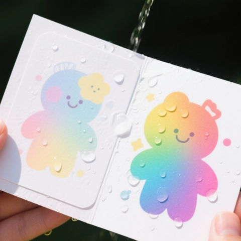 Printed Water Sensitive Sticker